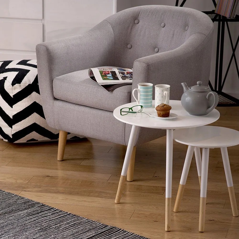 Комплект от 2 кръгли помощни маси Viborg - Premier Housewares