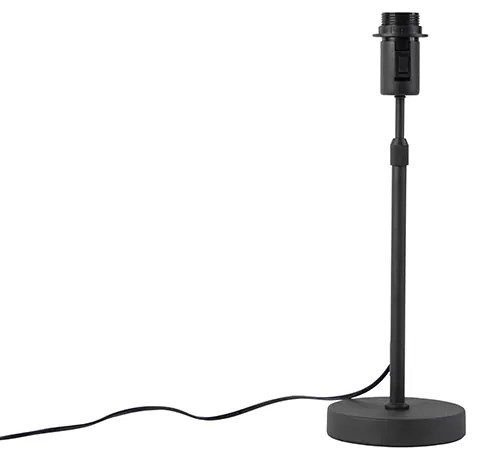 Модерна настолна лампа черна регулируема - Parte