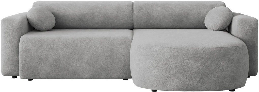 Ъглов диван Nicelo-Сиво