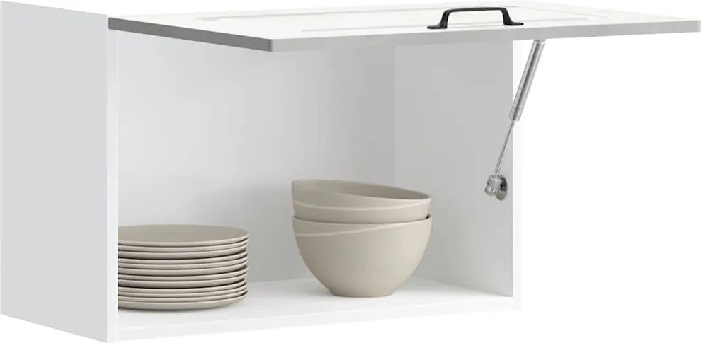 853601 vidaXL Кухненски стенен шкаф, Kalmar, бетонно сив, инженерно дърво