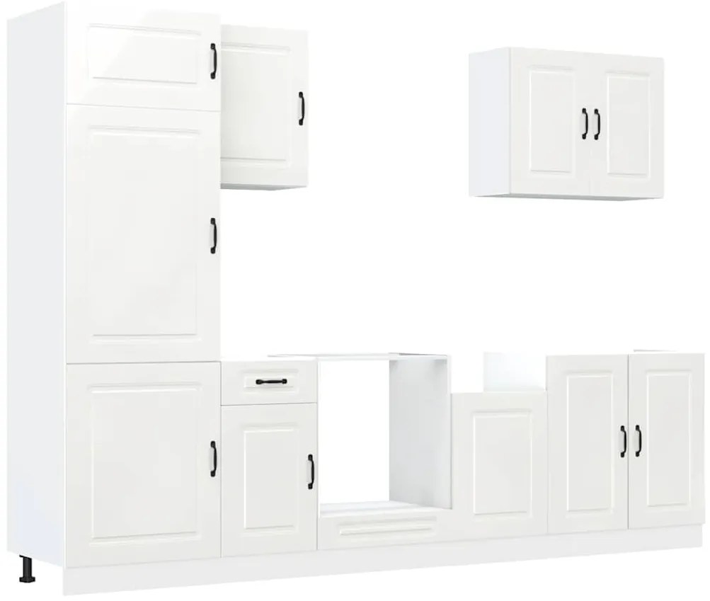 3314763 vidaXL Комплект кухненски шкафове от 7 части Kalmar, инженерно дърво