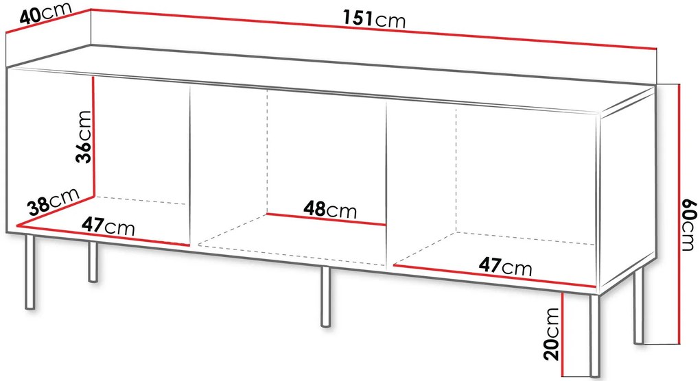TV шкаф Siena I-Mauro