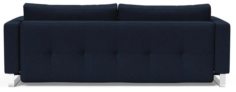 Тъмносин разтегателен диван Mixed Dance Blue, 115 x 230 cm Cassius - Innovation
