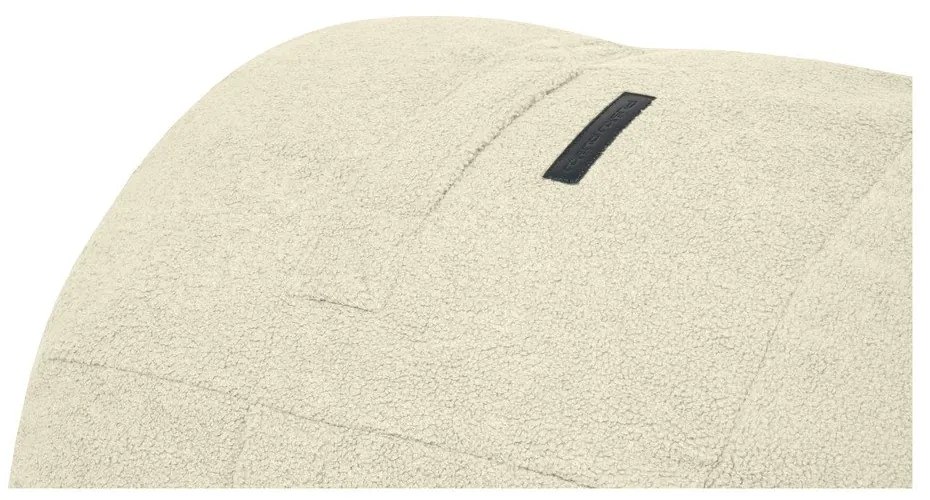 Светлосив детски пуф от букле Roll 80 – SLOWDOWN