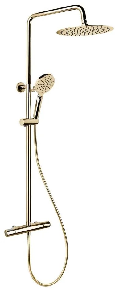 BATH DELUXE 31-120-07-64-00 - Душ комплект с термостат DRAGOR, лъскава месинг