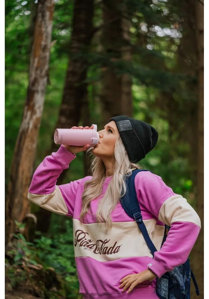 Розова термочаша за пътуване , 400 ml Fuori - Vialli Design