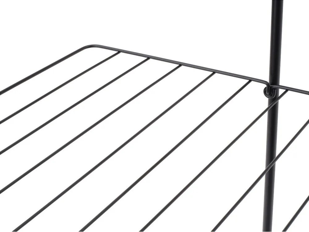 Матово черна сушилня за дрехи 30 m HangOn Tower – Brabantia