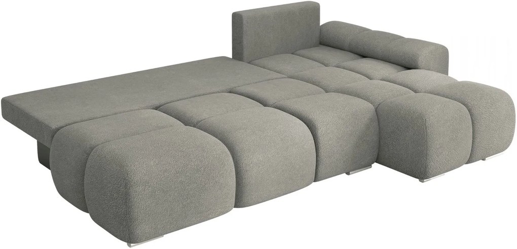 Ъглов диван Bestii-Оранжев-Ляв