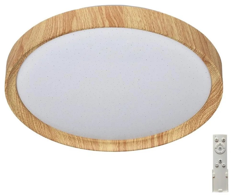 Prezent 71330-LED Димируема лампа WOODEN LED/33W/230V 3000-6500K+ д.у.