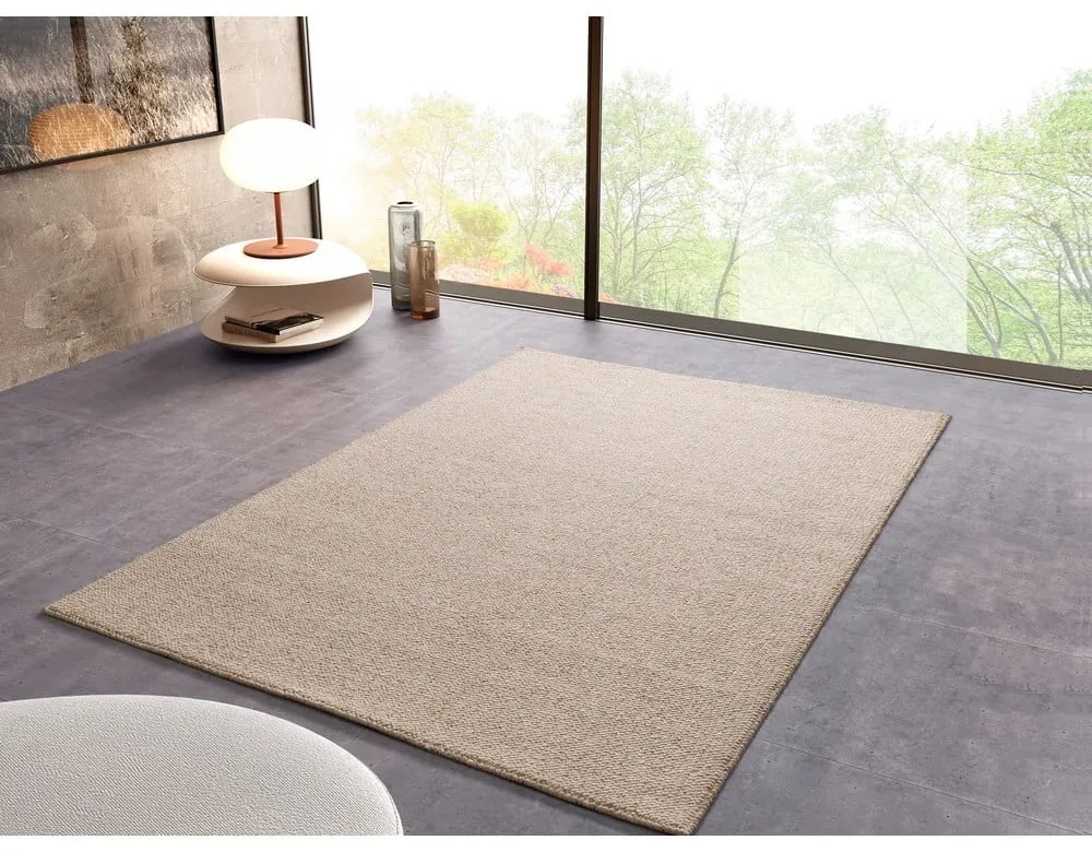 Бял килим 160x230 cm Petra Liso – Universal