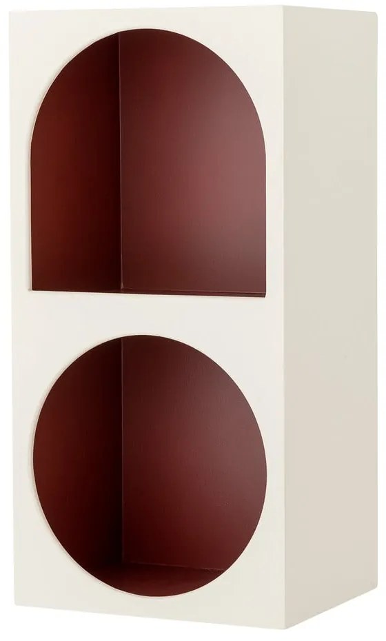 Червена/бяла стенна библиотека 30x60 cm Graphia – Bloomingville