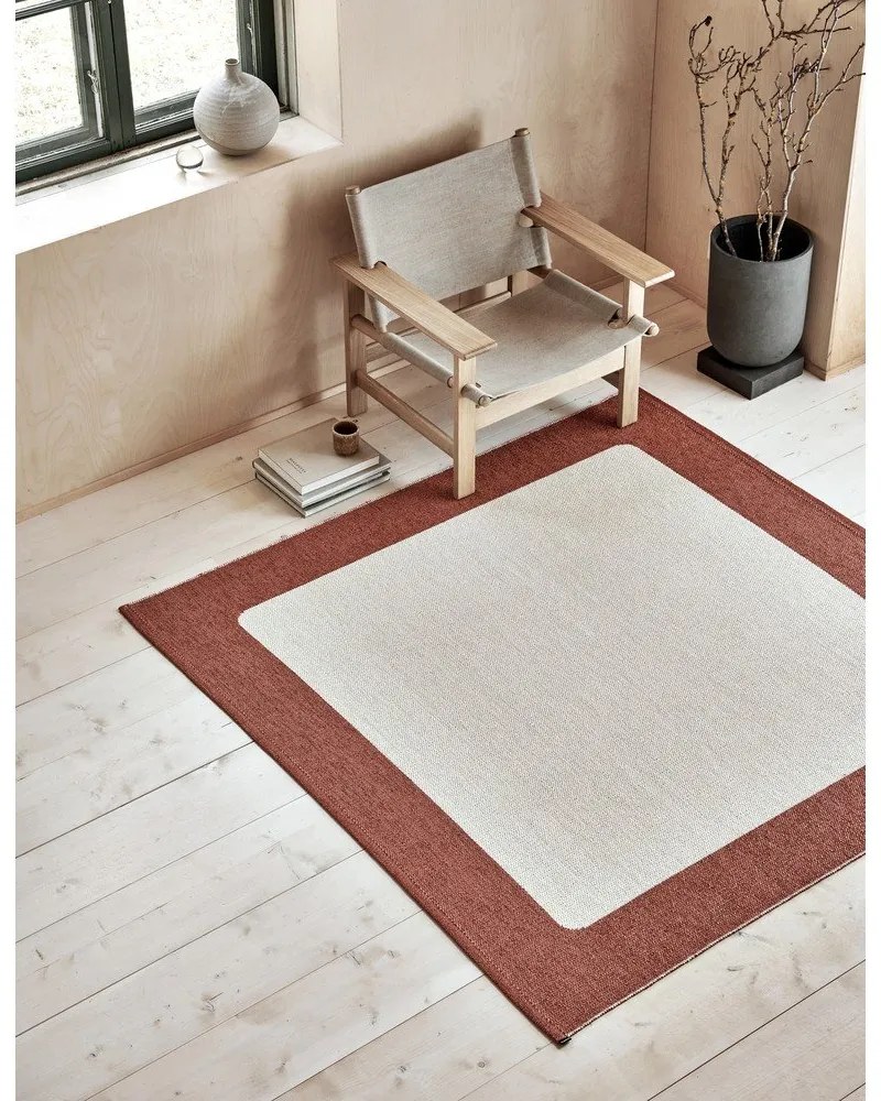 Пътека за открито и закрито в тухлен и кремав цвят 70x240 cm Ilda Brick – Pappelina