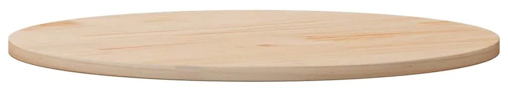 813650 vidaXL Плот за маса, Ø90x2,5 см, бор масив