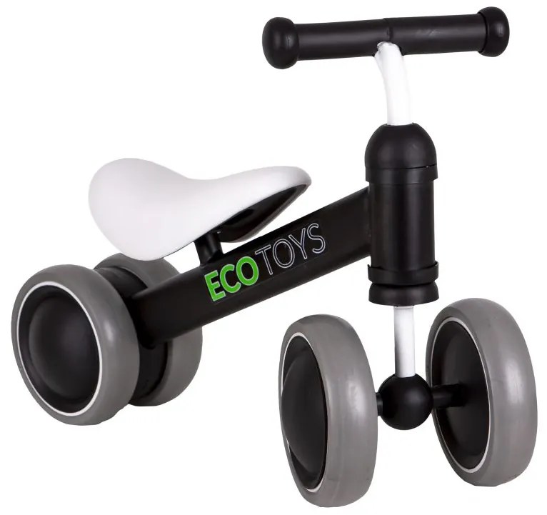 Детски скутер в черно ECOTOYS