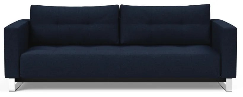 Тъмносин разтегателен диван Mixed Dance Blue, 115 x 230 cm Cassius - Innovation