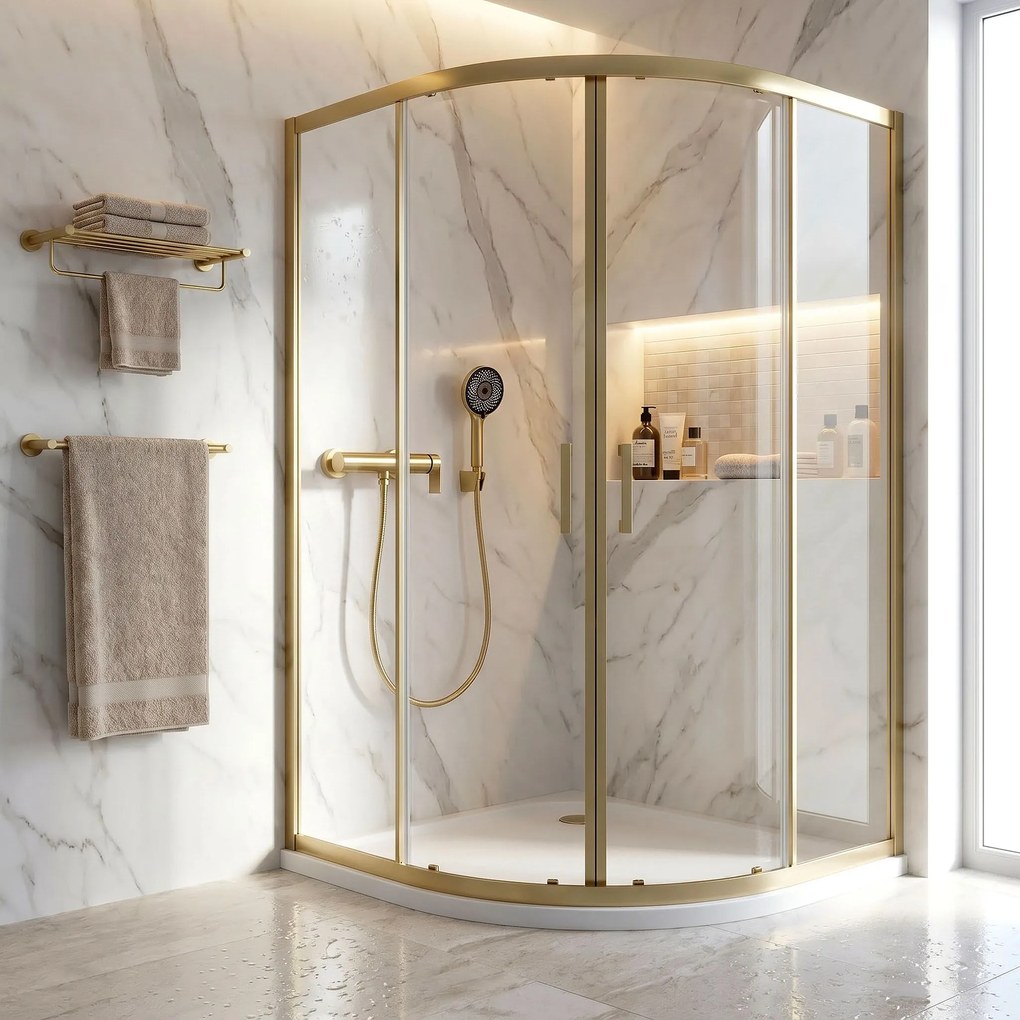 Смесител за душ Rea Hunter Brushed Gold