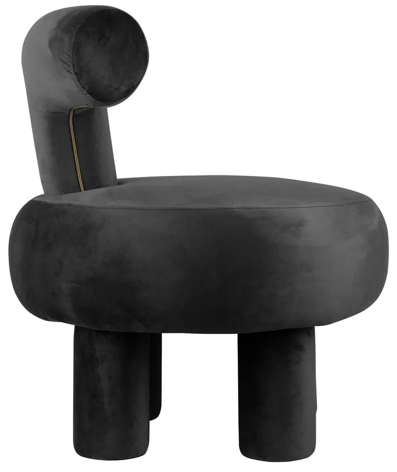 Черно кадифено кресло Abrazo – Leitmotiv