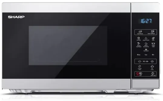 Sharp Microwave YC-MS02E-C 20L, Crystal White, 800W, Digital