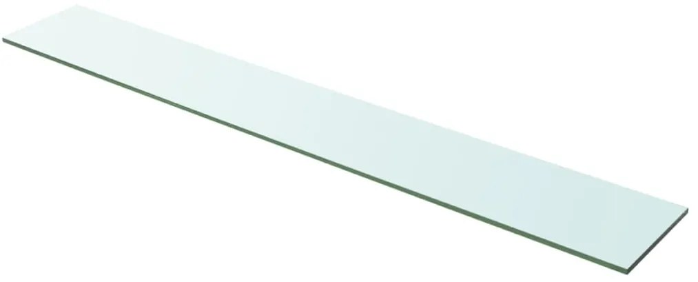 3051583 vidaXL Рафтове, 2 бр, панели прозрачно стъкло, 100x15 см