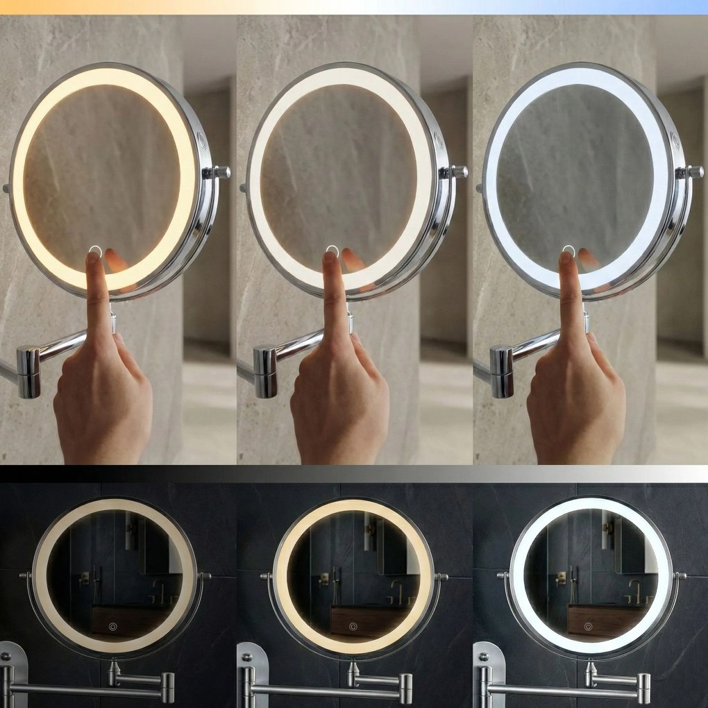 Огледало LED Glow Chrome