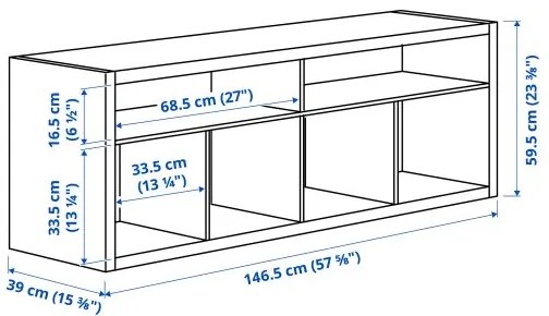 KALLAX/LACK TV секция 895.521.73