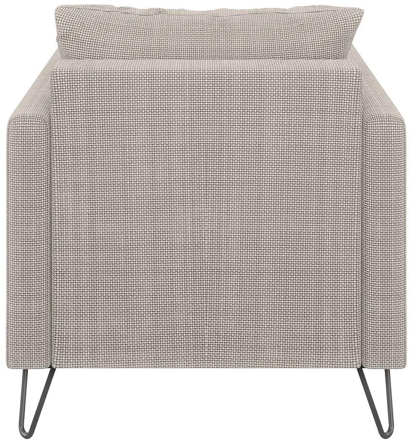 Светлокафяво шенилово кресло Freya – Ropez