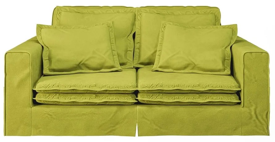 Светлозелен диван 196 cm Nora – Ropez