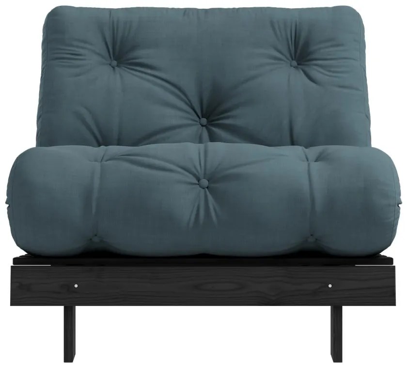 Кресло в петролен цвят Roots Black Night – Karup Design