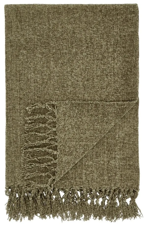 Одеяло от шенил в цвят каки 130x170 cm Wilson – Catherine Lansfield