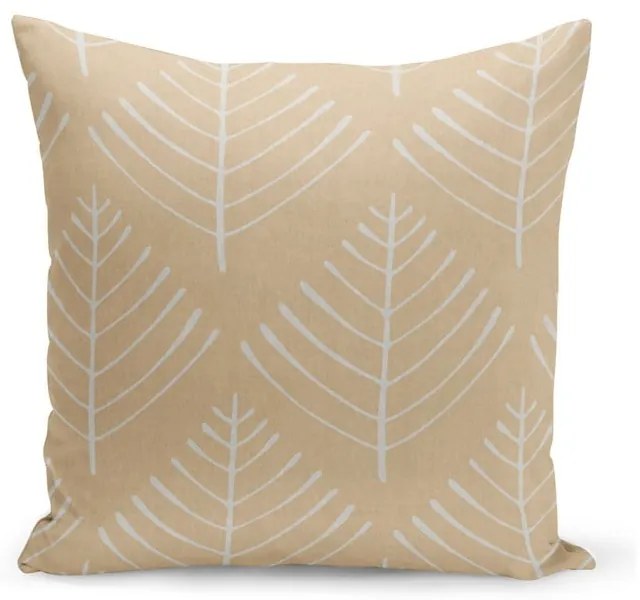 Възглавница с жълт коледен пълнеж, 43 x 43 cm - Kate Louise