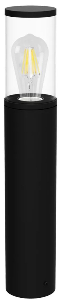 RABALUX 7503 Wellington, външна стояща лампа, матово черен алуминиев корпус, прозрачен абажур, E27 1xMAX 60W, IP44, D9xH80cm - 7