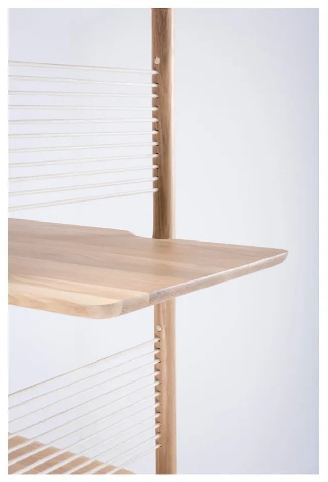 Библиотека за книги от масивна дъбова дървесина , височина 216 см Muse - Gazzda