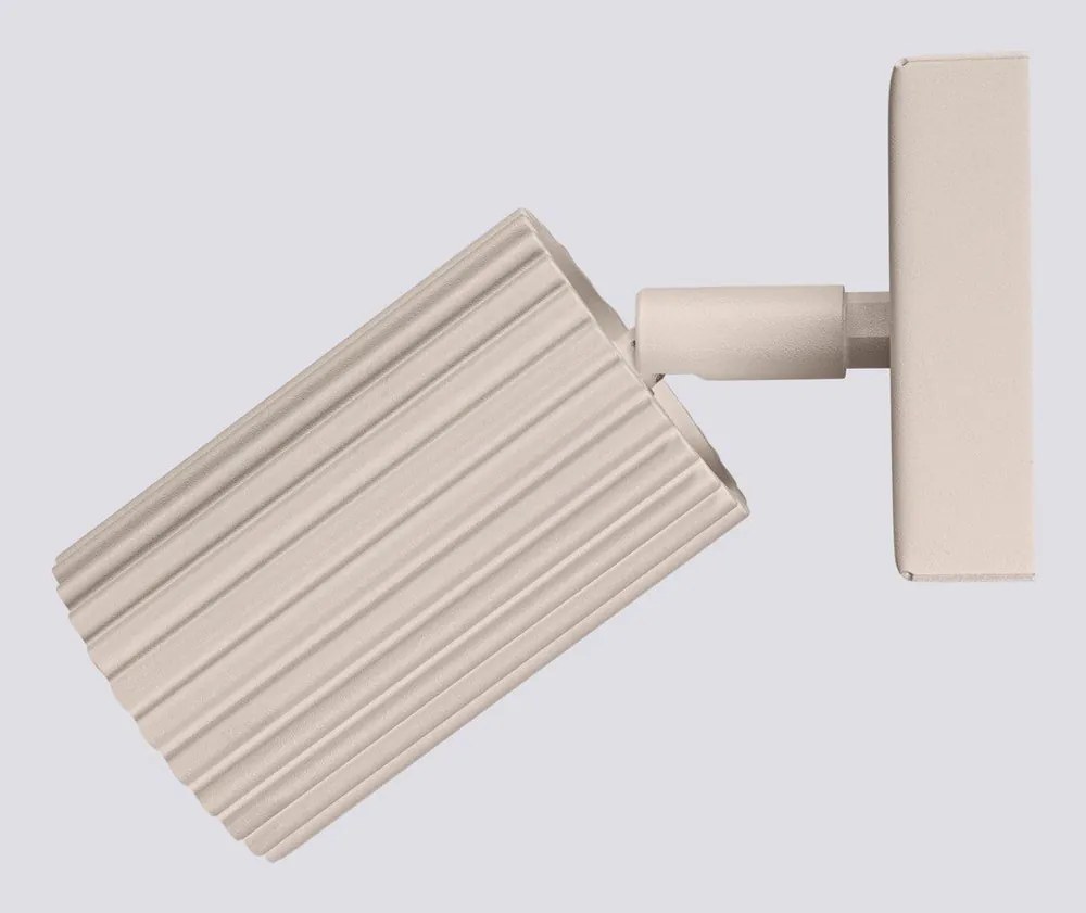 Кафяво-сив метален прожектор 8x16 cm Gleam – Sollux