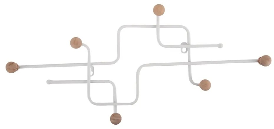 Бяла метална стенна закачалка 60,5 cm Metro – PT LIVING
