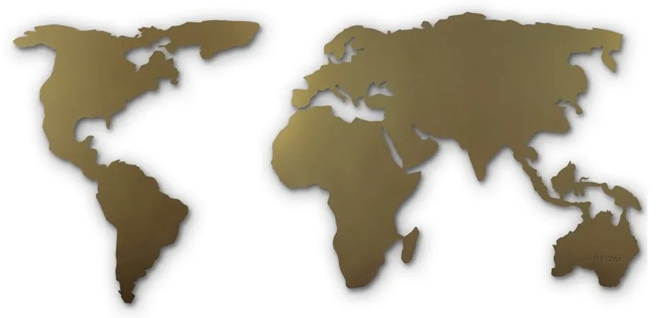 Стенна карта 120x60 cm Silhouette – Bystag