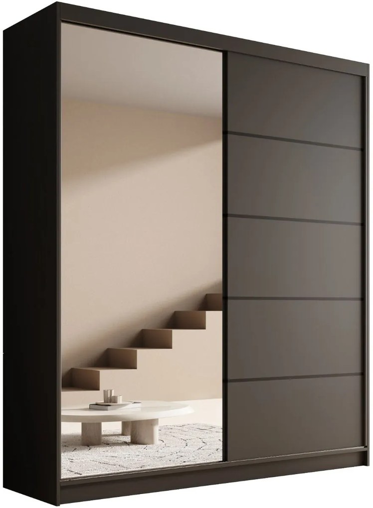 Плъзгащ се гардероб Shelvia 180-Мауро