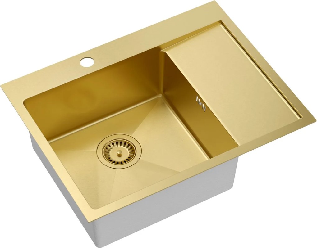 Стоманена мивка RUSSEL 116 Gold