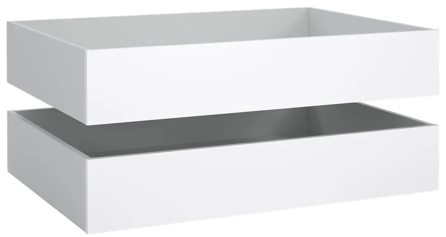 Бели чекмеджета за под леглото в комплект от 2 бр. 90x190/140x190 cm Naia – Tvilum