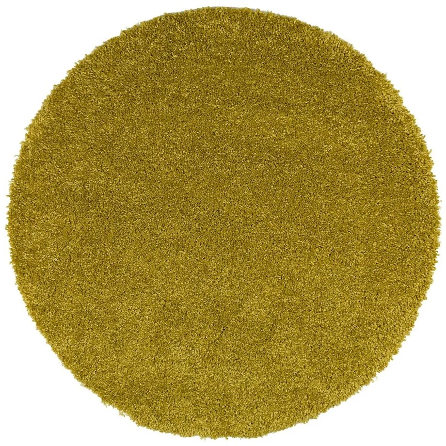 Зелен килим Aqua Liso, ø 80 cm - Universal