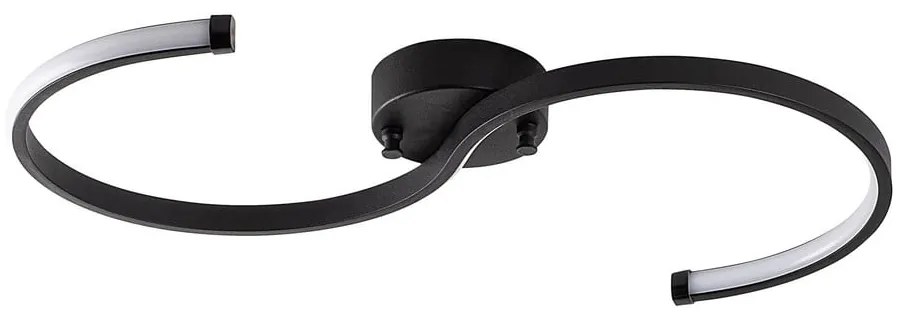 Черно LED осветително тяло за таван 25x10 cm Es – Opviq lights