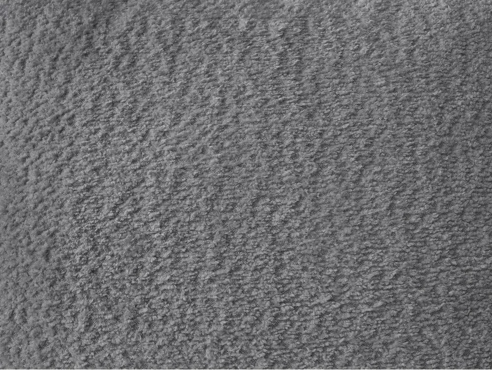 Сив ъглов диван от прежда с примки от букле (ляв ъгъл) Azra – Bobochic Paris