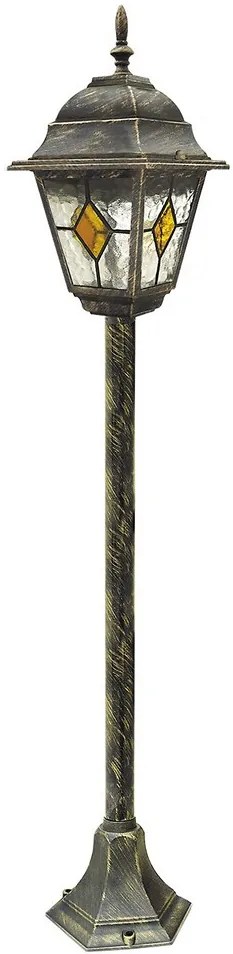 RABALUX 8185 Монако,градинска лампа,стояща,антично злато,E27,1x60W,IP43 - 8185