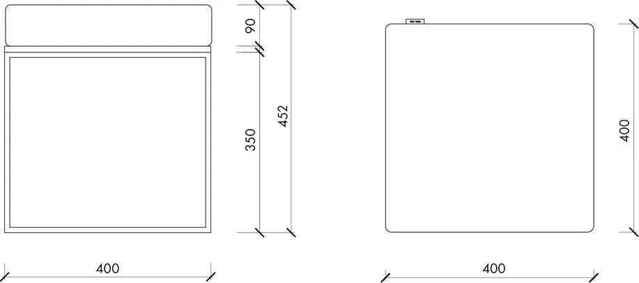 Черен тапициран стол Feo – noo.ma