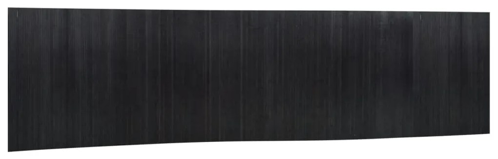 377011 vidaXL Преграда за стая, черен, ширина 800 см, височина 165 см, бамбук