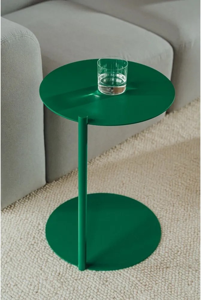 Стоманена кръгла странична масичка 41x40 cm Ande – noo.ma