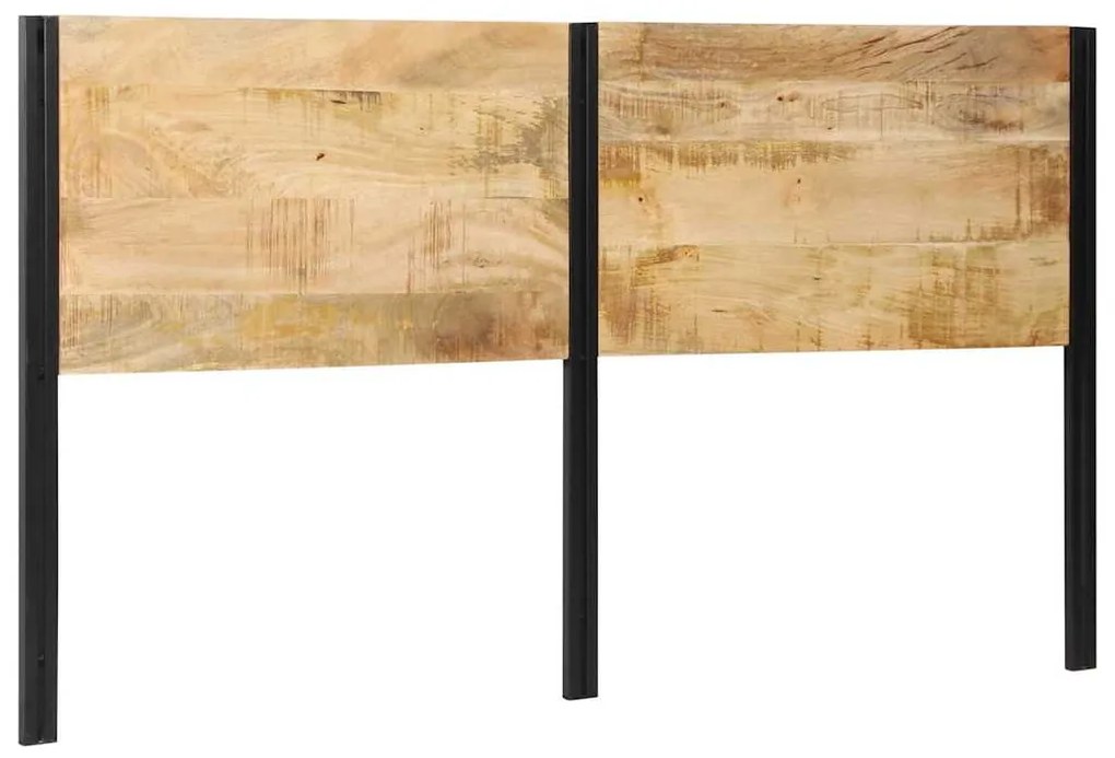 4017555 vidaXL табла за глава 180 cm от масивно дърво манго и желязо