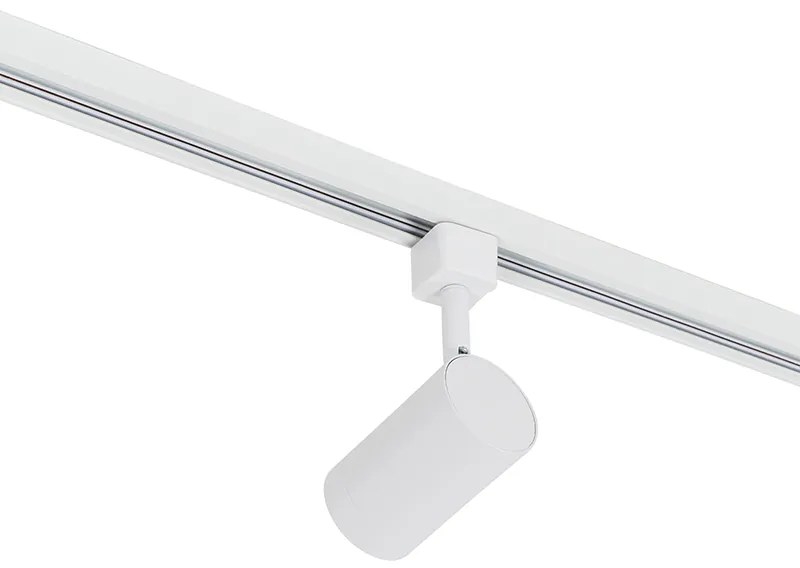 Модерна 1-фазова релсова система с 3 прожектора бяла - Jeana