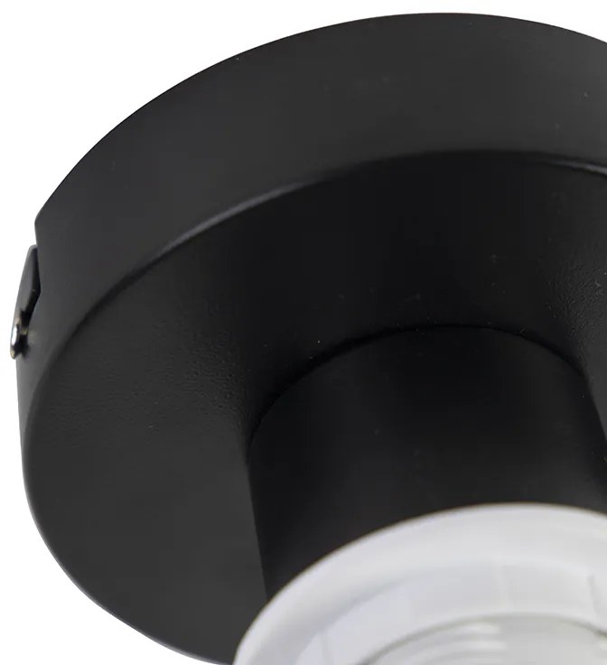 Таванна лампа с кадифена абажур старо розово със злато 20 см - Combi Black