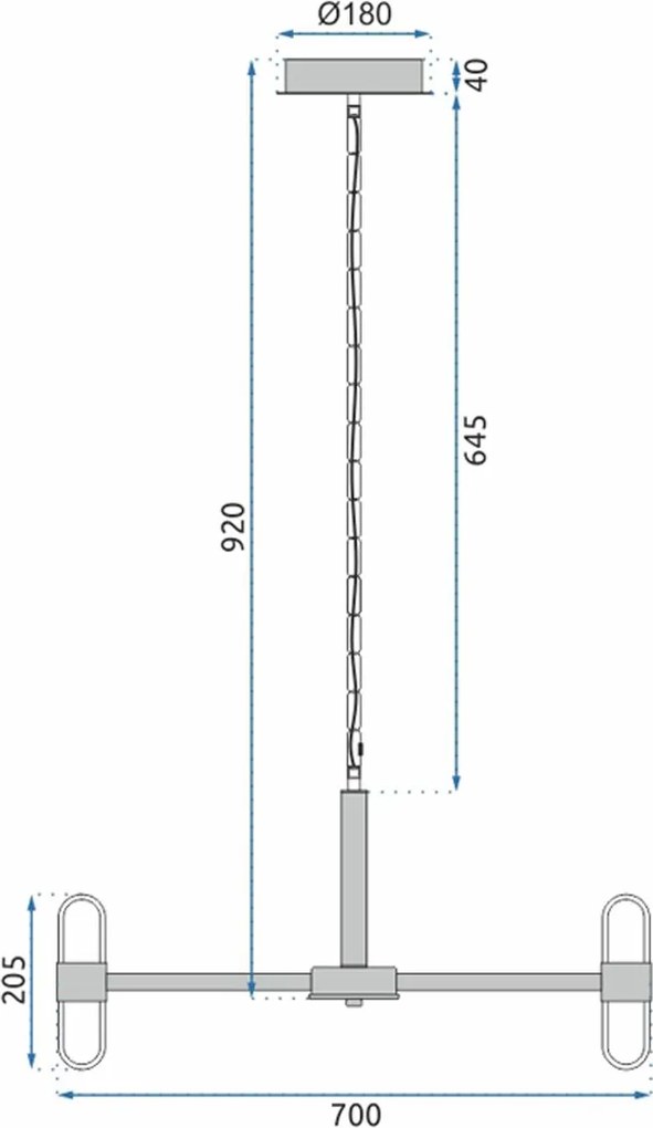 Пендел LED APP770-6C