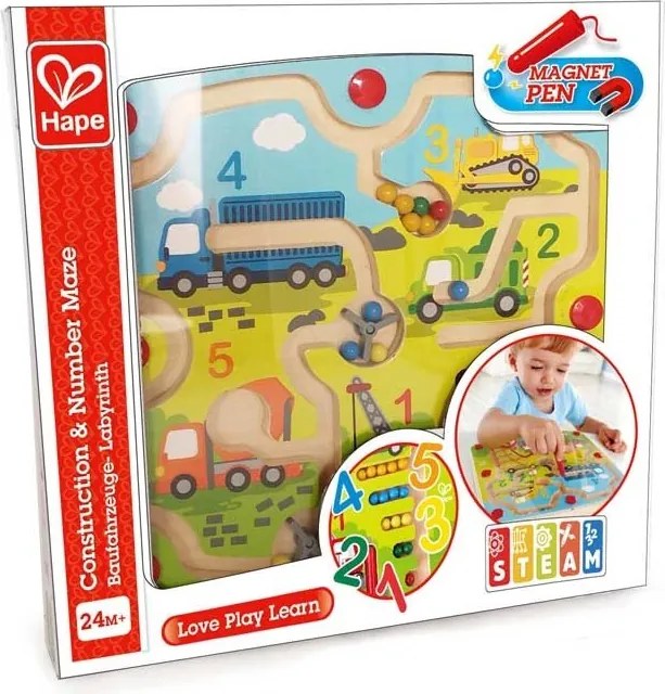 Hape - Дървена игра - Превозни средства H1713